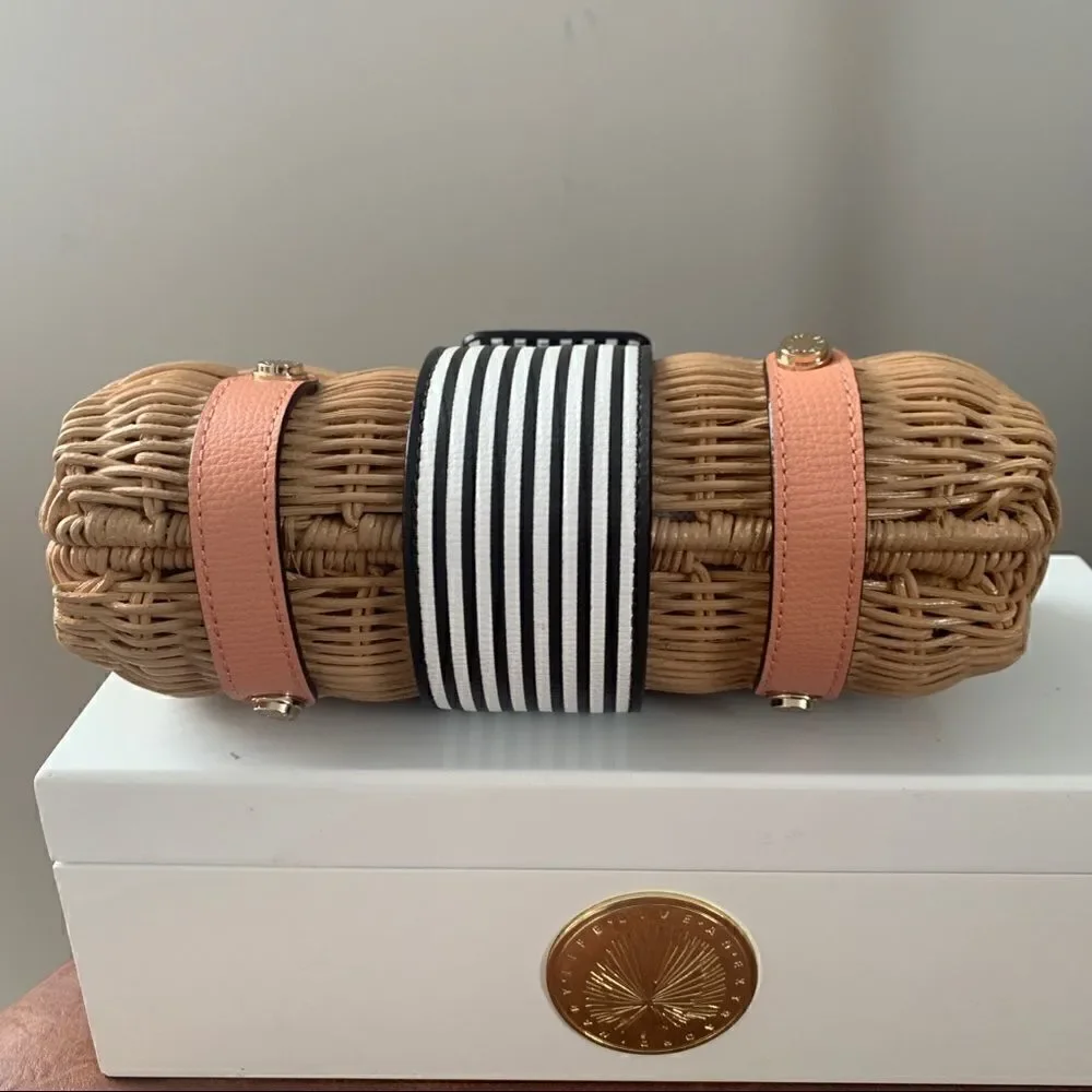 Henri Bendel Montauk Wicker Clutch